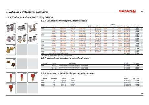 CATALOGO T A R I F A - Diteco