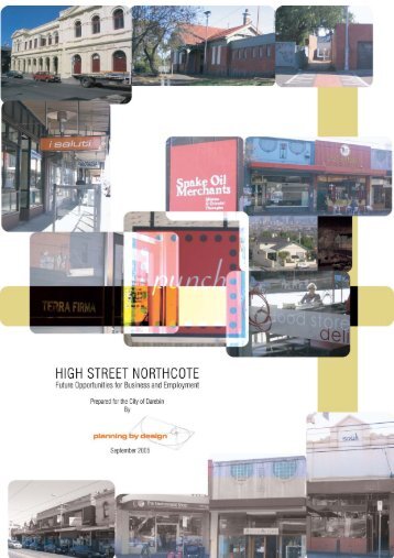 High Street Northcote Activity Centre: Future ... - City of Darebin