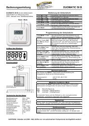 Bedienungsanleitung DUOMATIC 50 B - rohrmotor24