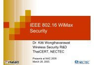 IEEE 802.16 WiMax Security - Nectec