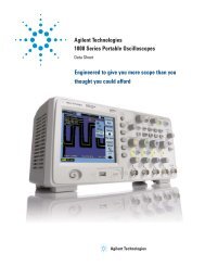 Agilent Technologies 1000 Series Portable ... - H TEST a.s.