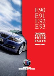 E90/E91/E92/E93 Parts & Accessory - BMW Alpina