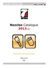 Nozzles Catalogue 2013-03 - SEVEN DIESEL SpA