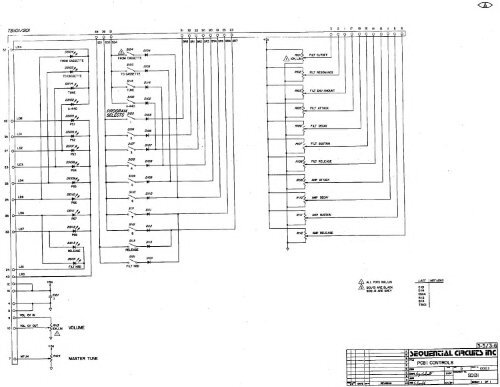 Sequential Circuits Prophet-5 Service Manual - Audiofanzine