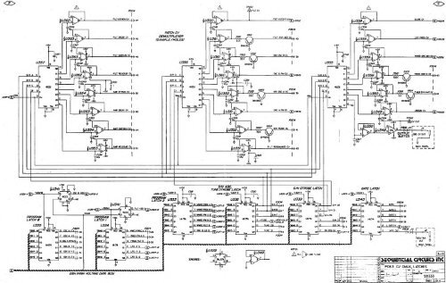 Sequential Circuits Prophet-5 Service Manual - Audiofanzine