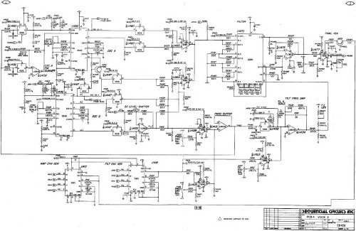 Sequential Circuits Prophet-5 Service Manual - Audiofanzine