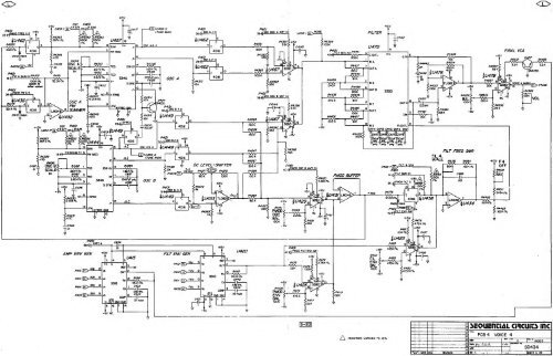 Sequential Circuits Prophet-5 Service Manual - Audiofanzine