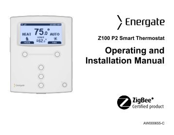Operating and Installation Manual - OGE Energy Corp.