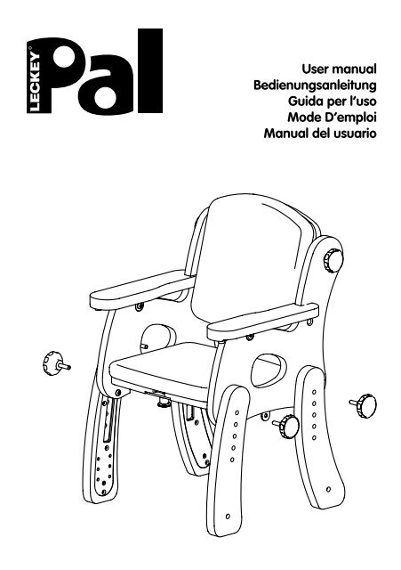 User manual Bedienungsanleitung Guida per l'uso Mode D ... - Leckey