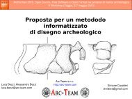 Il disegno archeologico - Laboratorio di Archeologia Digitale