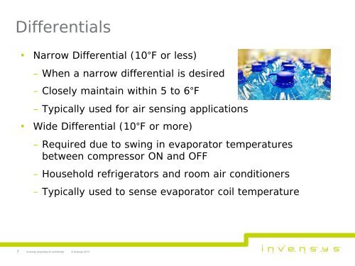 Commercial Refrigeration Temperature Controls - Invensys Controls