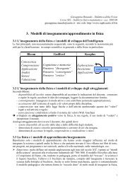 3. Modelli di insegnamento/apprendimento in fisica - I@PhT