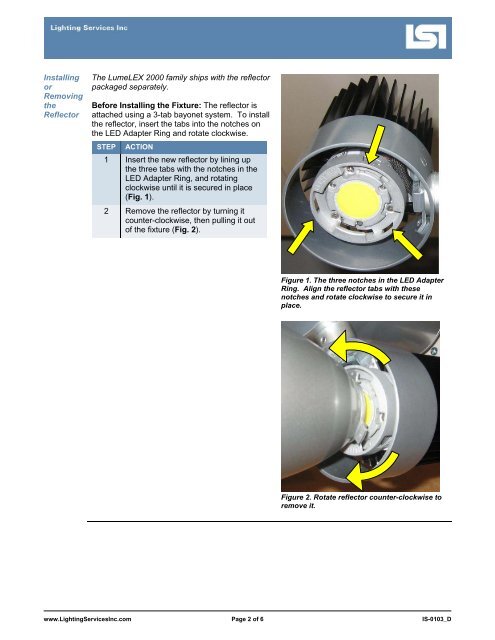 LumeLEX 2024 SERIES INSTALLATION INSTRUCTIONS THIS ...