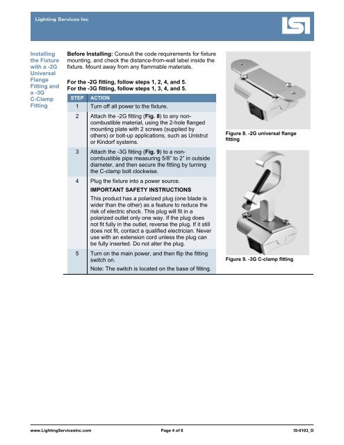 LumeLEX 2024 SERIES INSTALLATION INSTRUCTIONS THIS ...