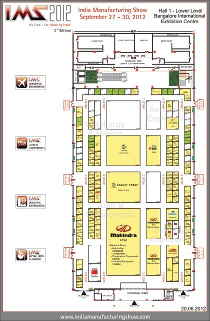 IMS Floor Layout - 20JUN12 - India Manufacturing Show