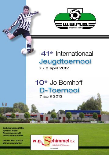 D-Toernooi Jo Bomhoff 10e Jeugdtoernooi Internationaal 41e