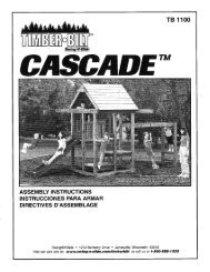 Timber Bilt Cascade - Swing-N-Slide