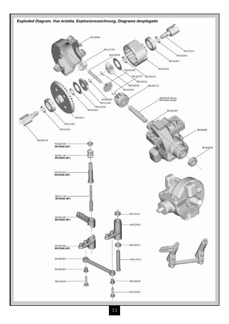 Exploded view STRADA EVO SC - HPI Racing UK