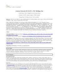 Cartoon Network LP, LLLP v. CSC Holdings, Inc. - SDNY Blog