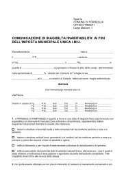 Modulo inagibilità edifici ai fini IMU - Comune di Torreglia