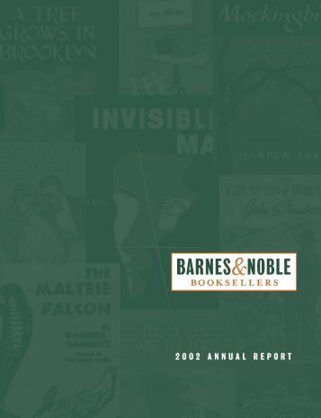 2002 ANNUAL REPORT - Barnes & Noble, Inc.