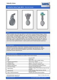 Butterfly Valves Butterfly Valve Type GD-6 - Jasta Armaturen GmbH ...