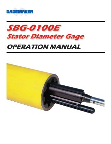 SBG-0100E - Gagemaker