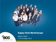 Dirk Winkelhage - Supply Chain Council