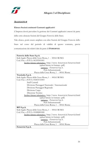 All. 3 SCHEMA DI ACCORDO QUADRO - Ferrovie dello Stato Italiane