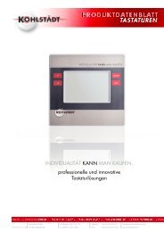 Download technisches Datenblatt - Kohlstädt Gmbh