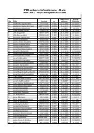 IPMA vottun verkefnastjórnunar - D-stig