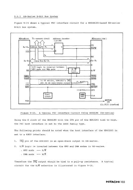 HD63265 Floppy Disk Controller Users Manual 2ed Mar89 - Bitsavers