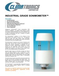 Industrial Grade Sonimometer™ (sonic anemometer), 2-Axis, RS ...
