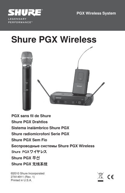 Shure PS24E Alimentatore Per Sistemi Wireless Shure PGX, BLX E - Foto 14