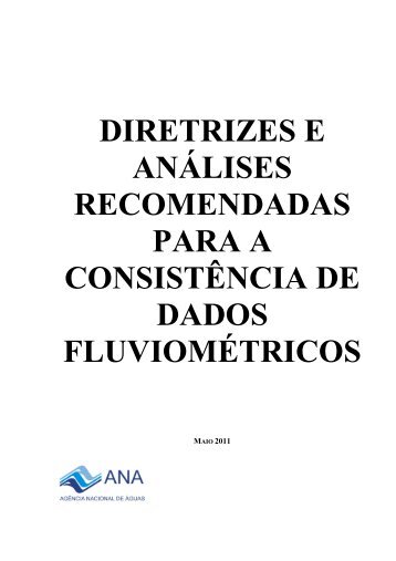 Diretrizes e Análises Recomendadas para Consistência de ... - Ana