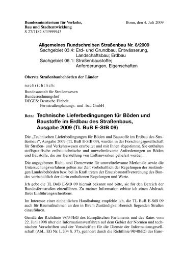 TL Bub E-Stb 09 - Fgsv-Verlag