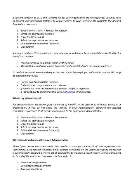 Microsoft Volume Licensing Service Centre (VLSC) Frequently ...