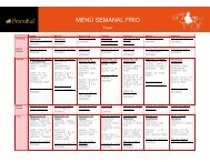 MENÃ SEMANAL FRIO - Pronokal