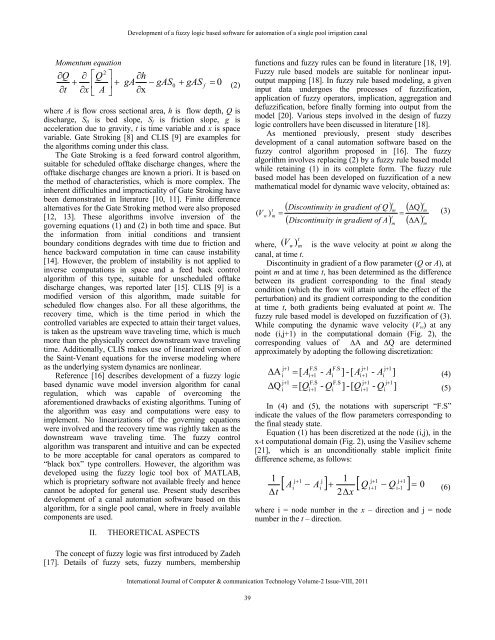 Development of a fuzzy logic based software for automation of a ...