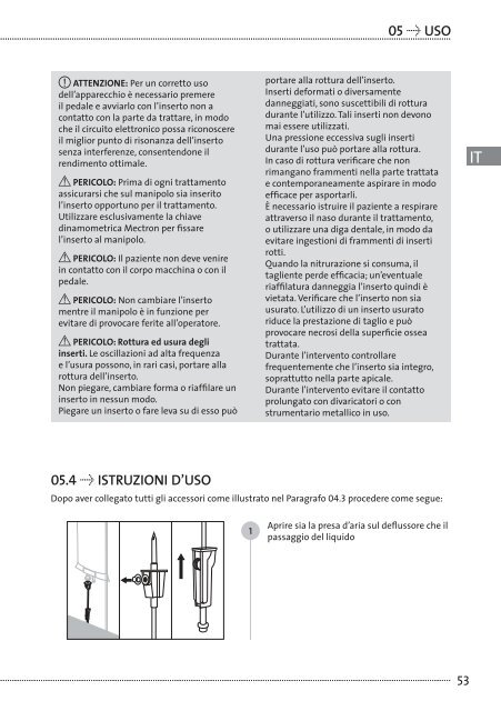 Manuale d'uso e manutenzione - Mectron