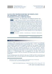 FACILE SPECTROPHOTOMETRIC DETERMINATION OF ...