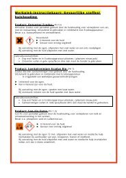 Werkplek-instructiekaart: Gevaarlijke stoffen! huishouding