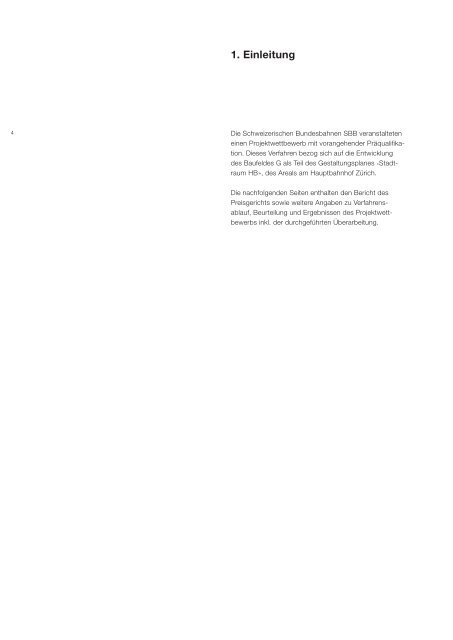 2009 - Jurybericht SBB Baufeld G, 82 S., 7.1 - Europaallee