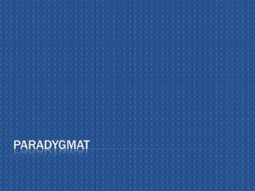 PARADYGMAT