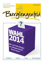 Infoblatt 2014/Ausgabe 1 - Burglengenfeld