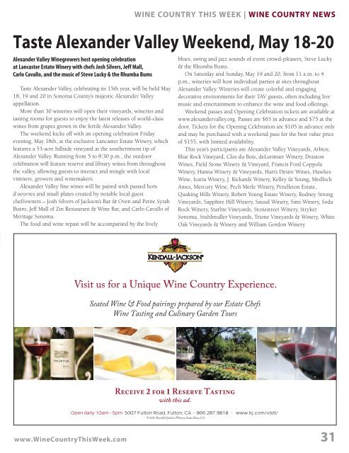 View As PDF - Wine Country This Week