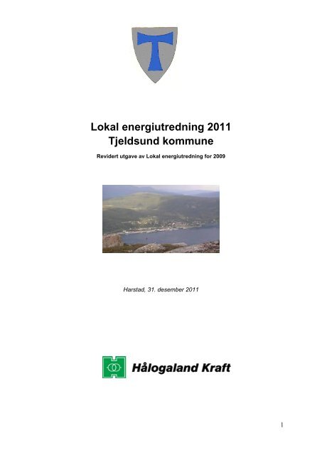 Lokal energiutredning 2011 Tjeldsund kommune - Hålogaland Kraft