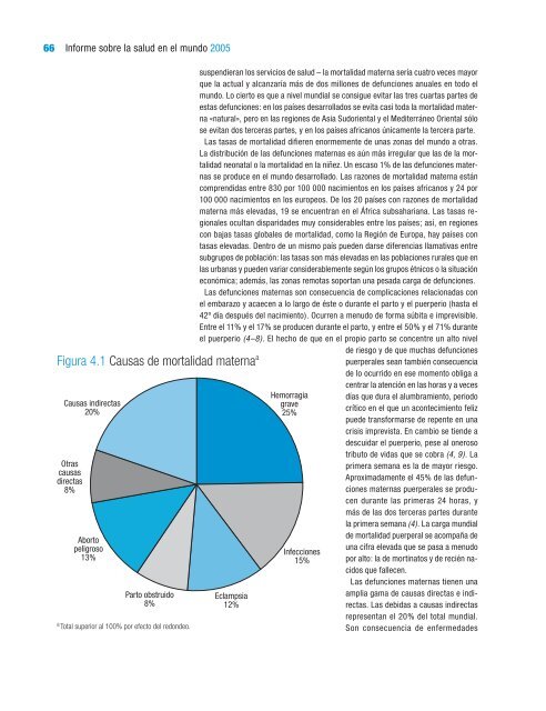 Informe sobre la salud en el mundo 2005 Â¡Cada madre y ... - eFaber