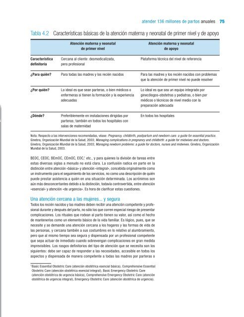 Informe sobre la salud en el mundo 2005 Â¡Cada madre y ... - eFaber