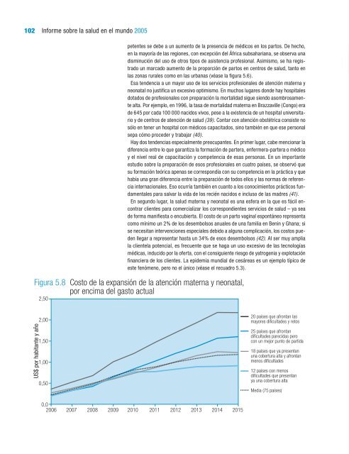 Informe sobre la salud en el mundo 2005 Â¡Cada madre y ... - eFaber